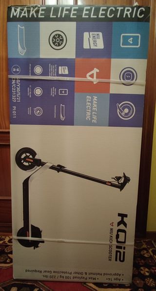 Patinete NUEVO. NIU KQi2 Pro blanco