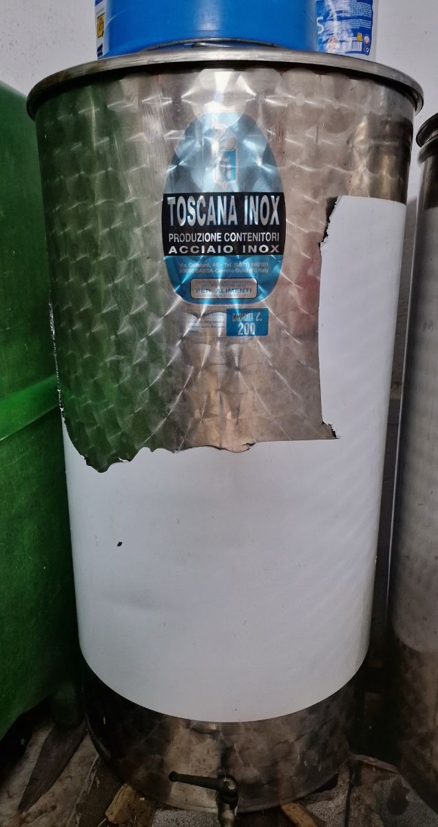 Cuba acero inoxidable 200 Litros