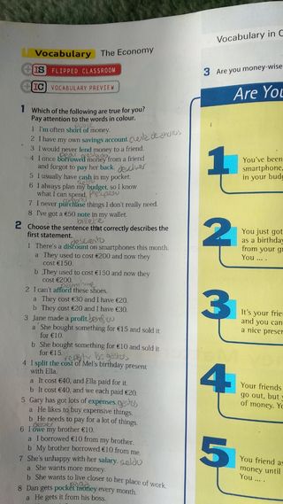 Inglés 1 bachillerato bach Burlington