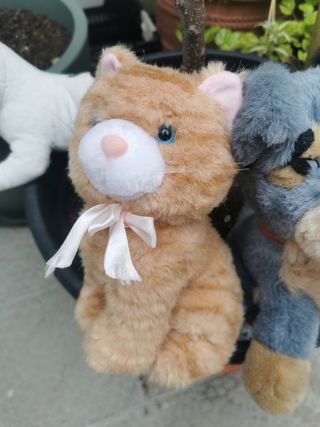 Lote peluches animales domésticos