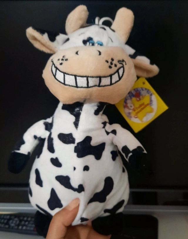 peluche mucca