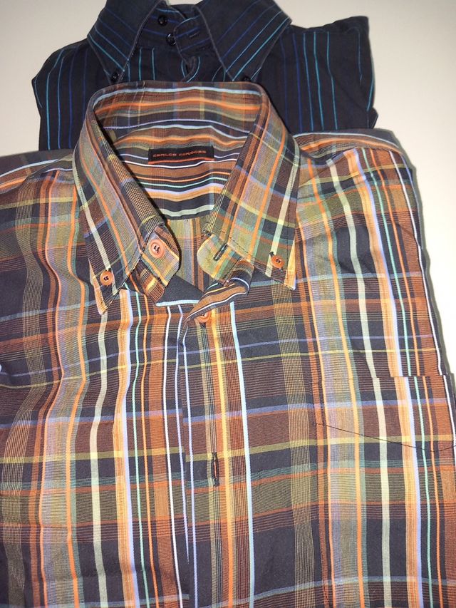 OCASION LOTE DE 2 CAMISAS DE MANGA LARGA