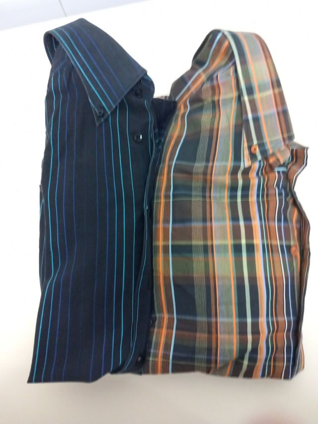 OCASION LOTE DE 2 CAMISAS DE MANGA LARGA