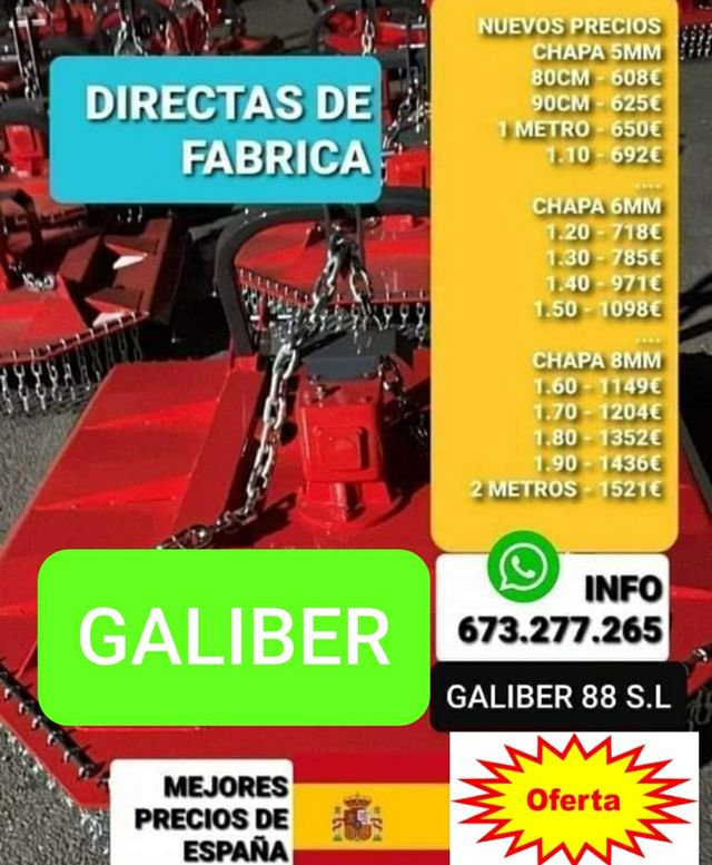 Desbrozadoras de cadenas