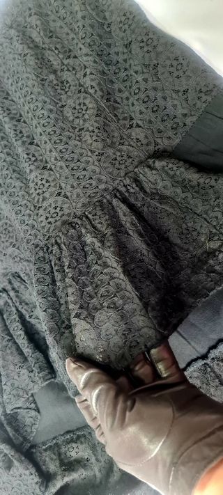 Falda gotica asimetrica 
