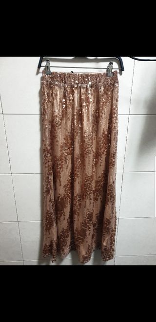 falda lentejuelas ZARA