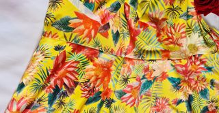 Vestido cruzado elástico