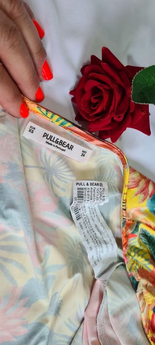 Vestido cruzado elástico