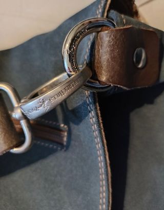 Bolso bandolera piel auténtica 