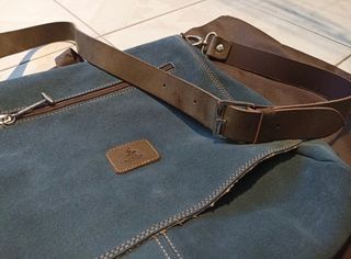Bolso bandolera piel auténtica 