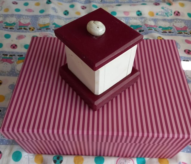 cajita joyero🌸🤍artesanal de mármol🌹