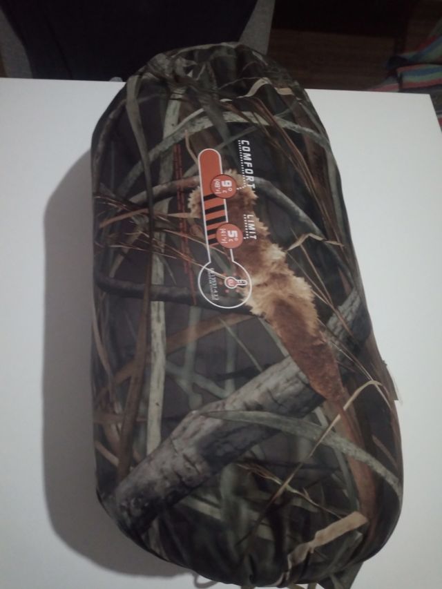 saco de dormir camuflaje