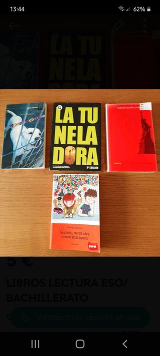 LIBROS LECTURA ESO/BACHILLERATO