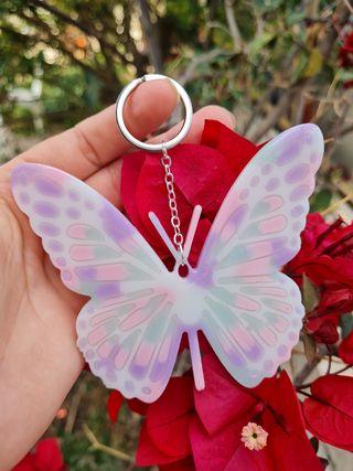 Llaveros personalizados mariposa
