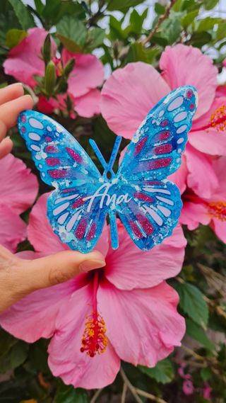 Llaveros personalizados mariposa