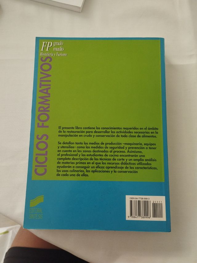 Preelaboración y conservación de alimentos 