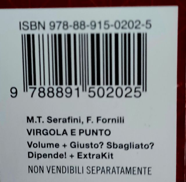 Virgola e punto - ISBN 9788891502025