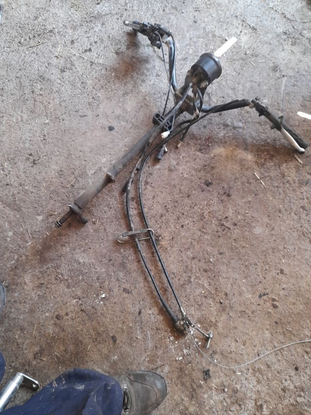 manillar completo más marcador barra de dirección