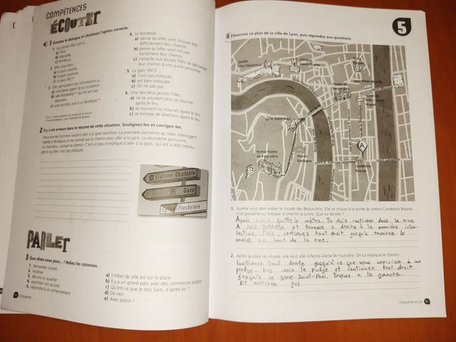 Libro Ejercicios Bachillerato Francés A1