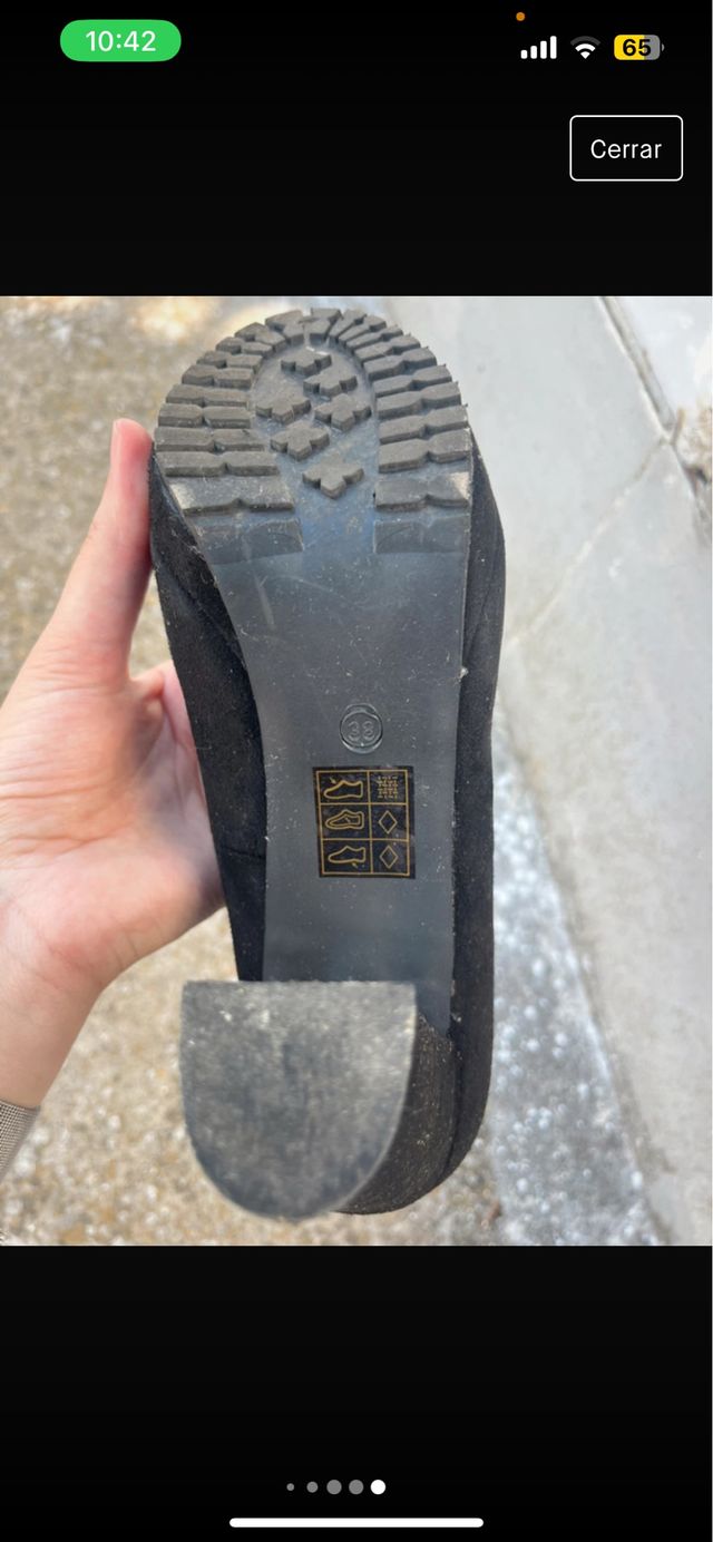 Tacones Negros Cerrados Marypaz 38