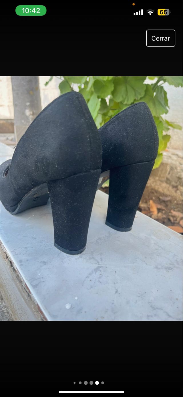 Tacones Negros Cerrados Marypaz 38