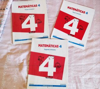 LIBROS DE MATEMÁTICAS 4 PRIMARIA