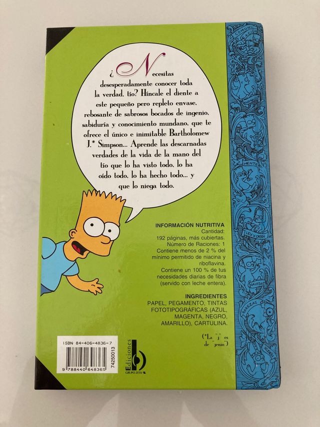 Libro Bart Simpson
