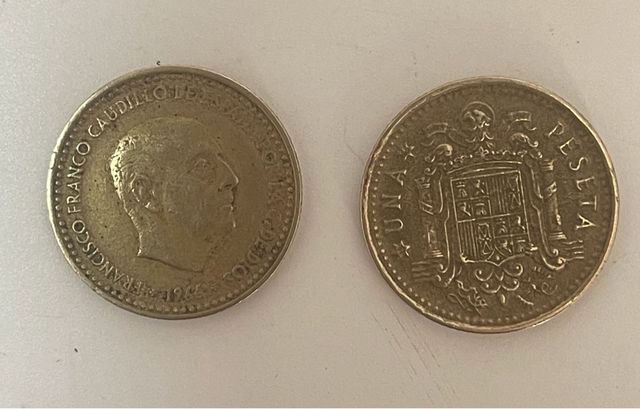 MONEDA 1 PESETA 1966. Estrella 74