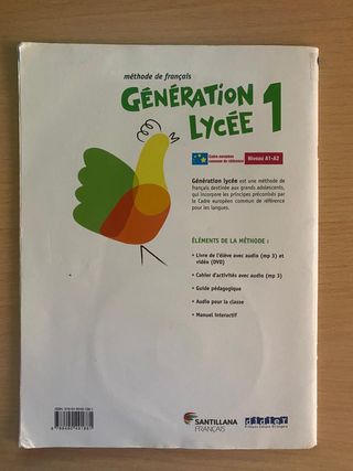 Libros frances Génération Lycée 4ESO