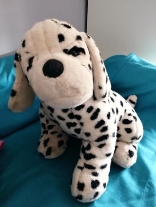 2 peluches de perro dálmata y raton