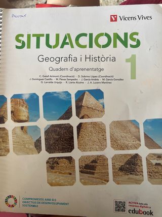 Libro geografía i Història 1eso