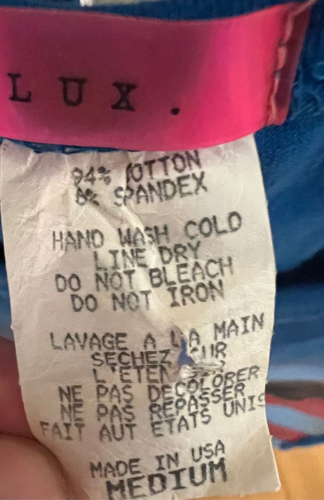 Maglietta senza maniche USA. marca Lux