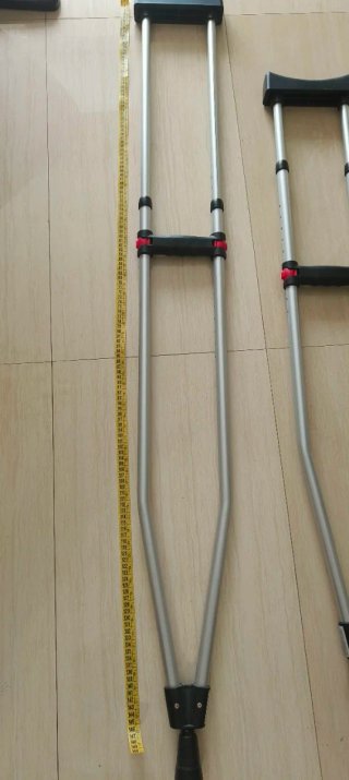 Muletas axilares aluminio