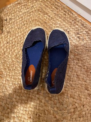 Alpargatas azules