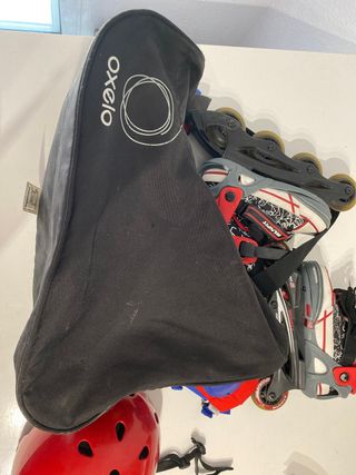 Conjunto infantil patines linea + protecciones