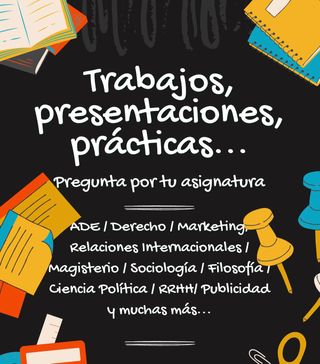 CLASES, PREPARACIÓN, PRÁCTICAS, TRABAJOS