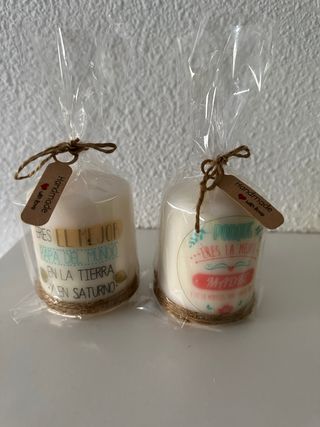 Detalles Para eventos en cera de soja .
