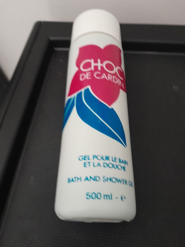 choc de cardin gel douche 500ml vintage raro
