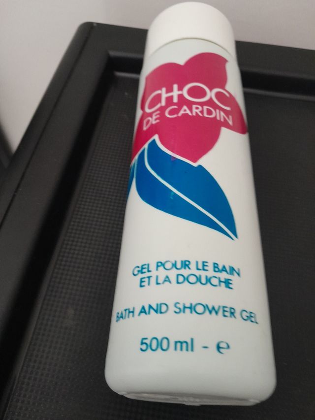 choc de cardin gel douche 500ml vintage raro