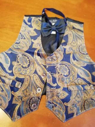  Cerimonia Gilet con cravattino anni 6