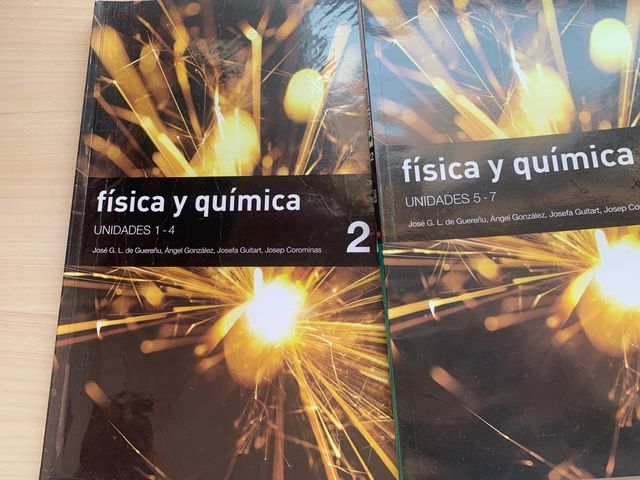 Libros trimestrales física y química 2 ESO