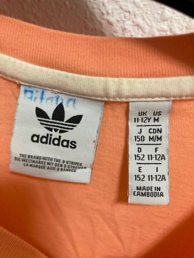 Camiseta corta de chica Adidas