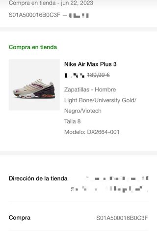 AIR MAX PLUS 3  Talla 41EUR