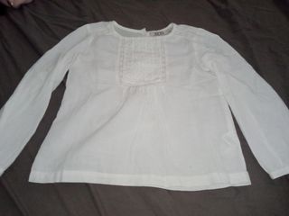 Blusa blanca niña 