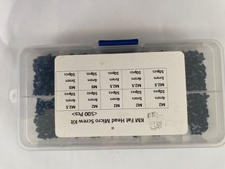 Kit com 500 parafusos M2 M3