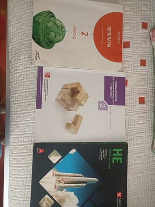Libros 2º bachillerato
