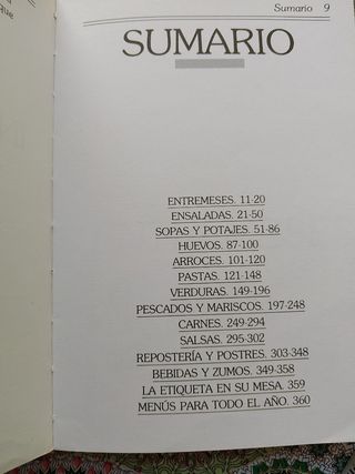 Lote libros de cocina