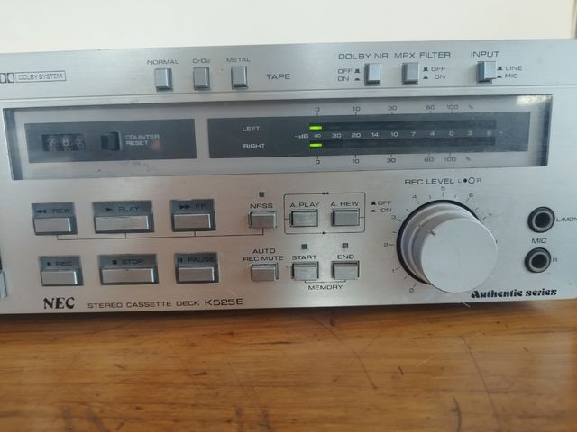 Platina cassette nec k525e para reparar
