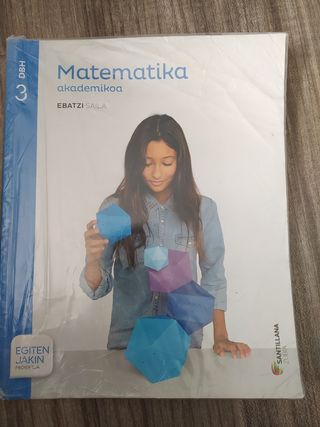 Matematika, akademikoa, Santillana 3 DBH