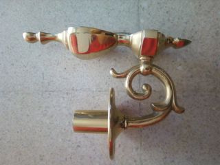 2 LAMPARAS PARED BRONCE